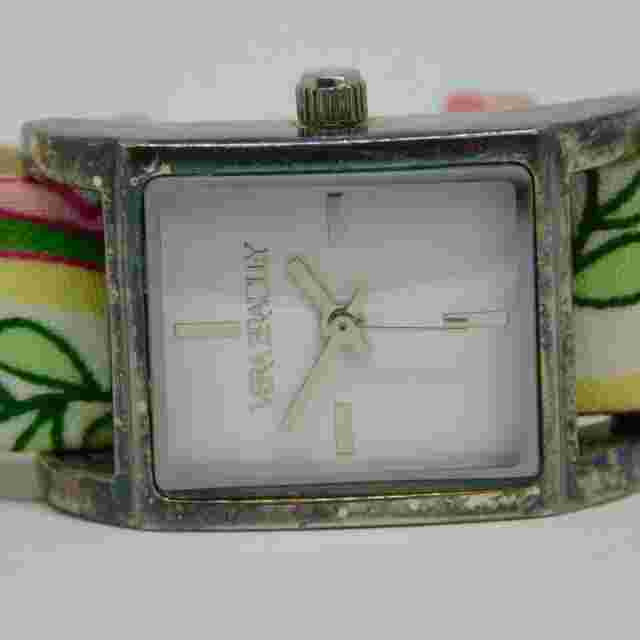 Vera Bradley Genuine Leather Quartz Analog Women's Watch New Battery