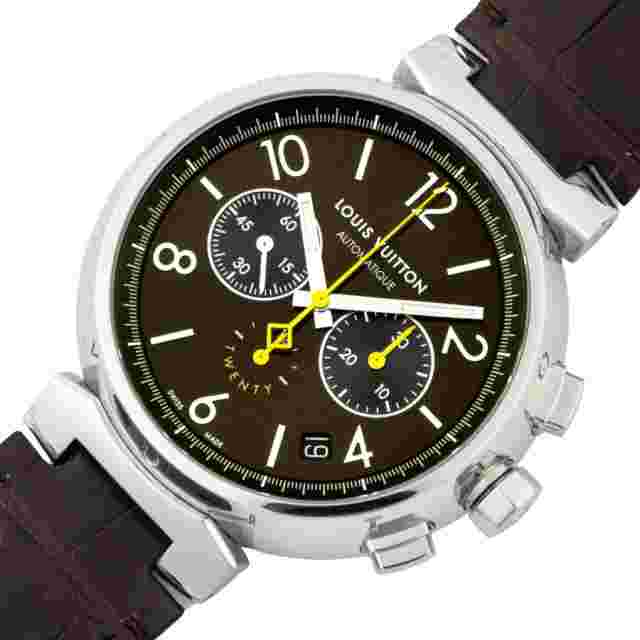 LOUIS VUITTON QA1740 Tambour Twenty World Limited 200 Men's Watch G1122