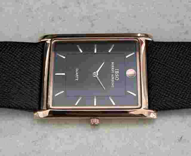 Men’s BOERNI AIBISINO IBSO Large TANK WATCH - With Hang-Tag  / RUNNING GREAT