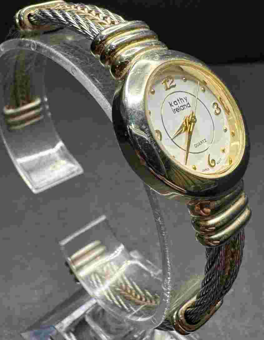 Vintage Women's Kathy Ireland Analog Watch - Untested May Need Battery/Repair