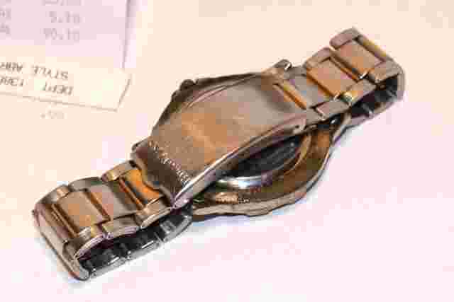 Hugo Maxx Watch for Parts with Original Box and paperwork Broken Crystal