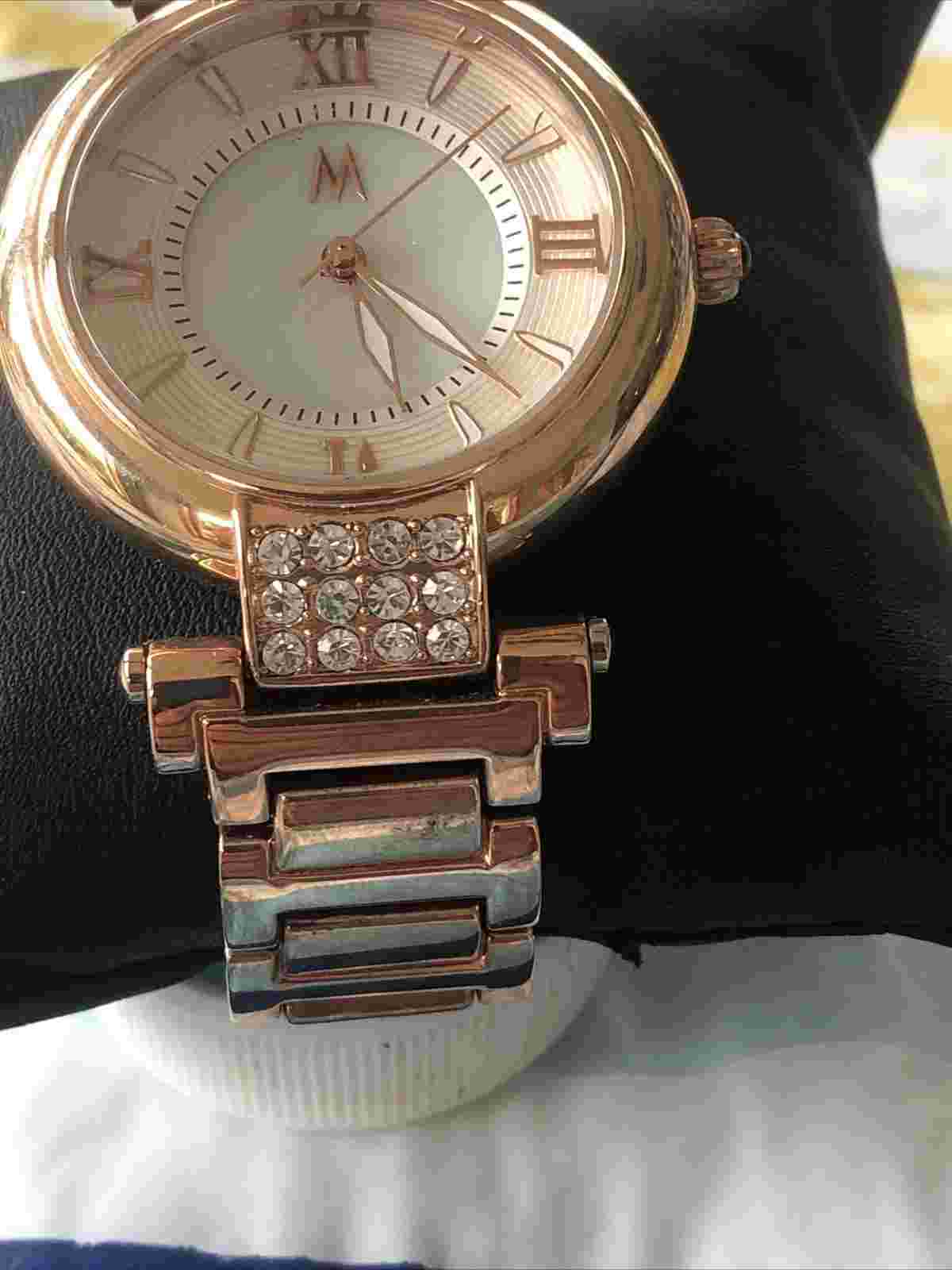 M Brand Rose Gold Watch