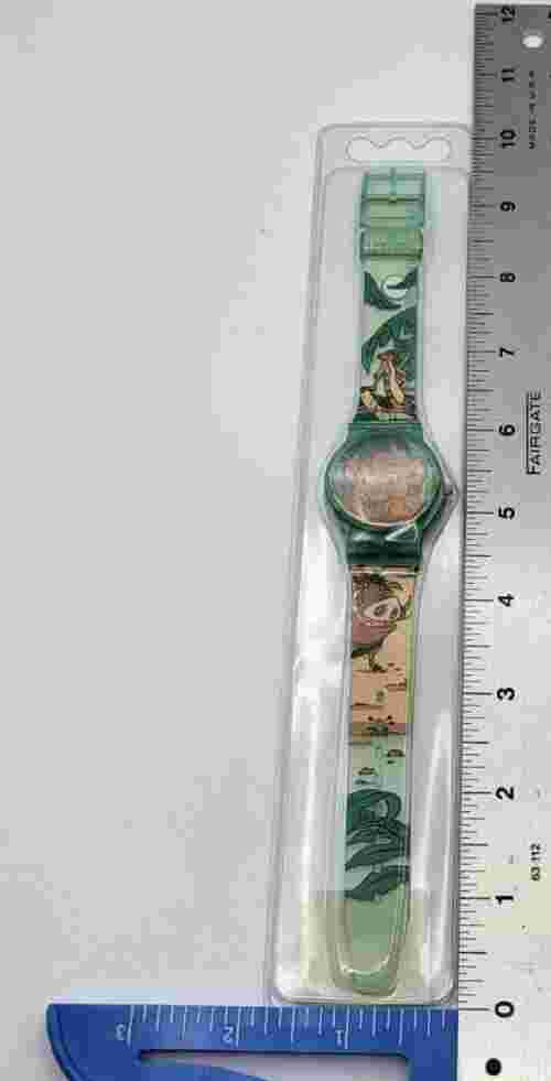 Lot of 2 Walt Disney Fantasma Kids Watches Vintage - Snow White & Lion King  New