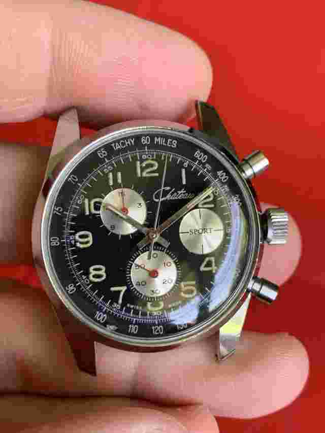 Vinage Chateau Tachy Miles Chronograph Swiss Made