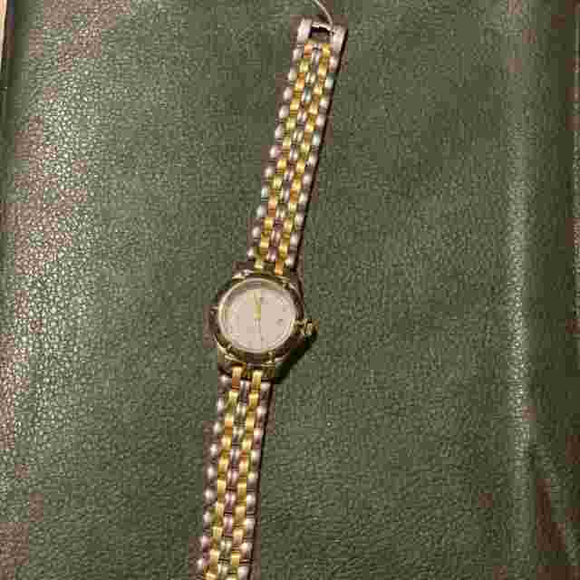 J.B Champion Watch Womens Two Tone Stainless Steel Classic Designer NOS