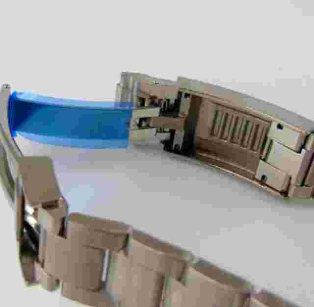 Custom Logo Blue Dial Sport Watch  - Automatic movement