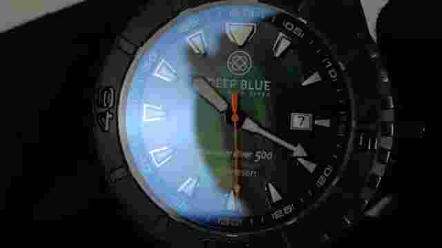 Deep Blue Swiss ETA 2824-2 automatic dive watch MOP dial 500m 49mm sapphire +21