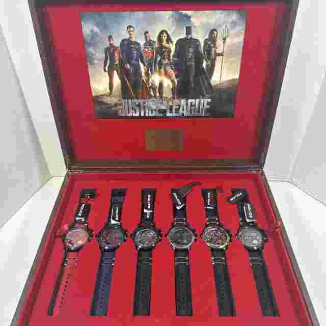 Police Justice League Marvel Dc Limited Special Watch Box Batman Superman Flash