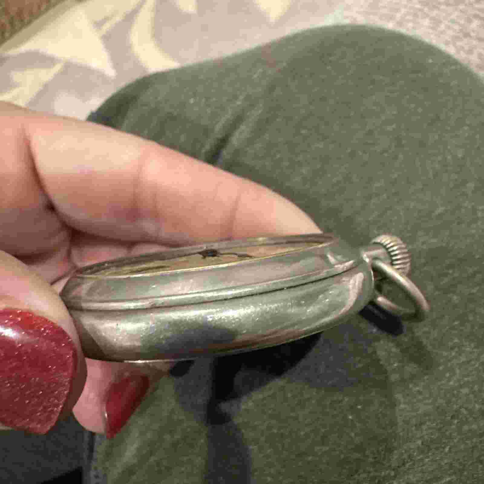 Vintage Uncle Sam Pocket Watch Not Working Patent 1907