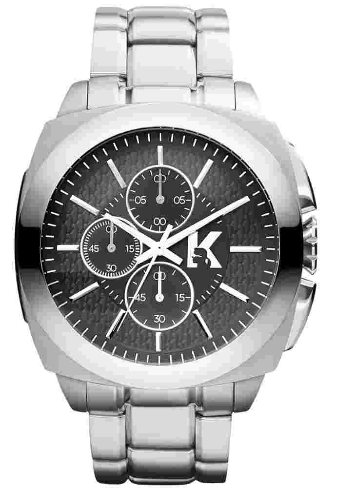 Karl Lagerfeld Men's Grey IP Dial Stainless Steel Bracelet Watch KL1605