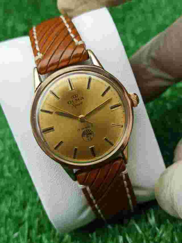 Rare Memorial OLMA SPORT Watch Saudi Arabian Palm Tree Logo Original 70s