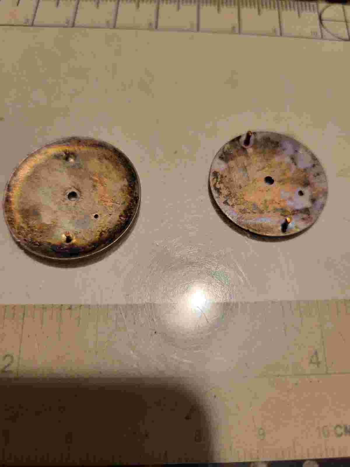 Crosby New Old Stock Antique Wristwatch Dials - 25mm & 23mm