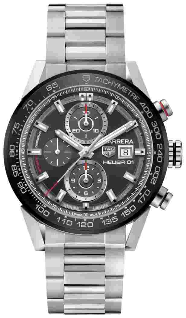 TAG Heuer Carrera Gray Men's Watch - CAR201W.BA0714