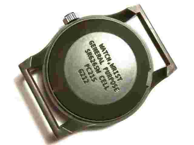 Daiso Military Watch Milli Watch Black Millitary No Open Black