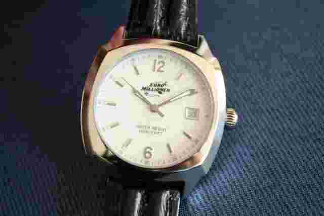 HIRSCH EURO MILLIONEN-MEN'S-ALL STAINLESS STEEL