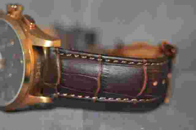 S. Coifman Swiss  Grey Dial Brown Leather Watch SC0125