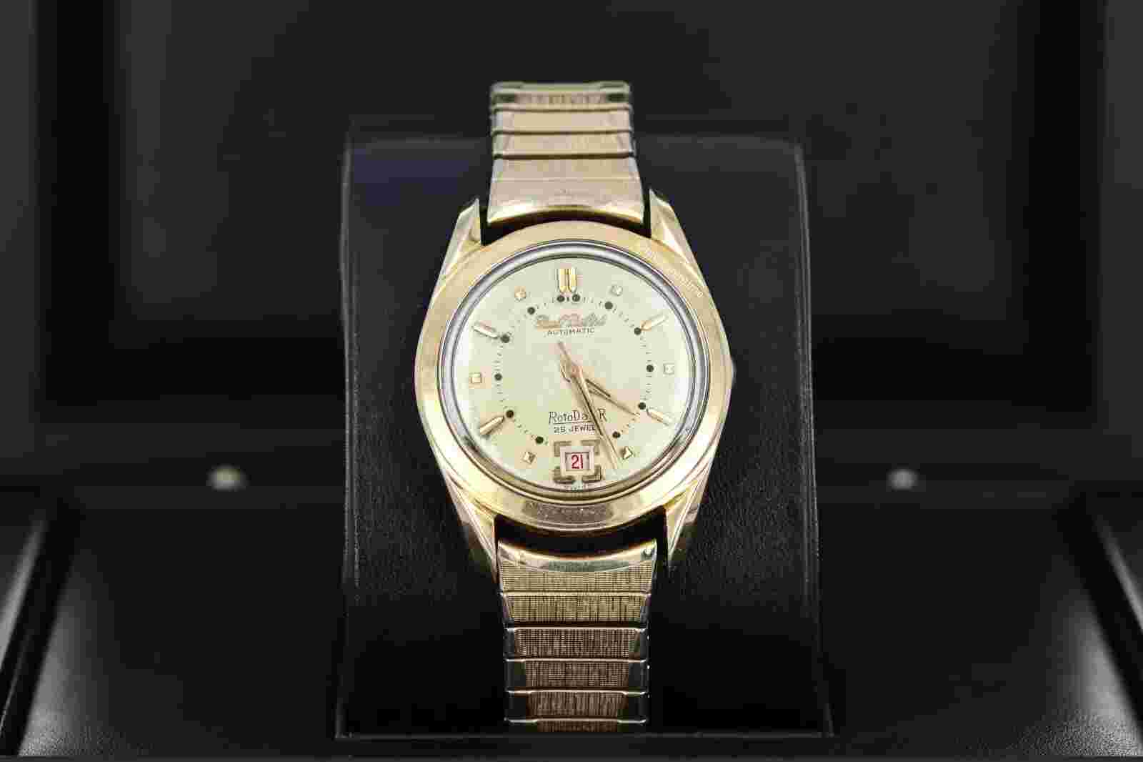 Paul Buhré Rotodator Vintage 35mm Automatic Gold Plated Watch