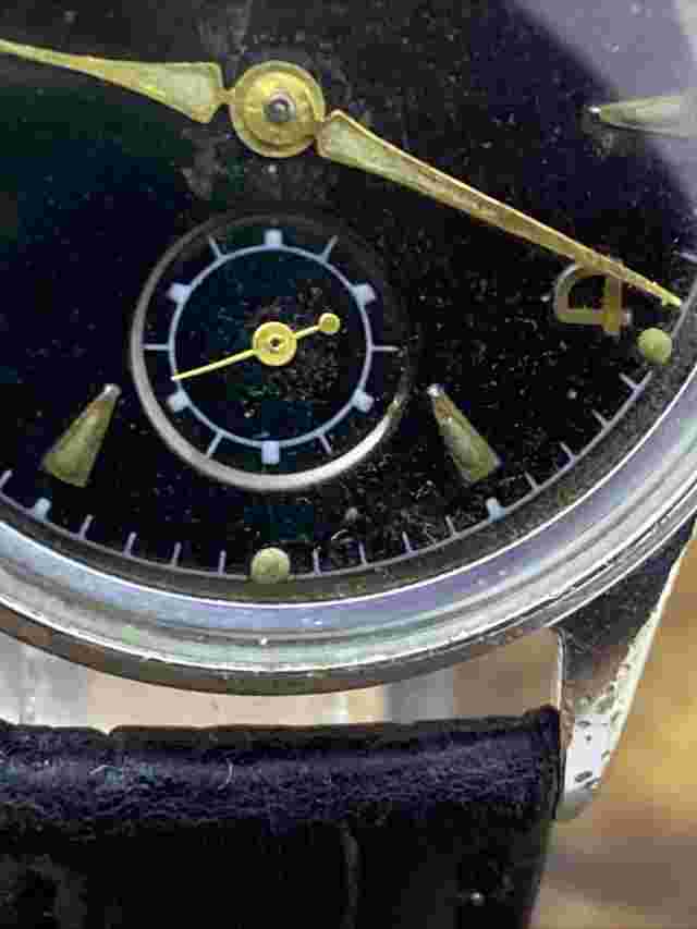 Rare watch KAMA 1960's Years black dial USSR original vintage Serviced #4917