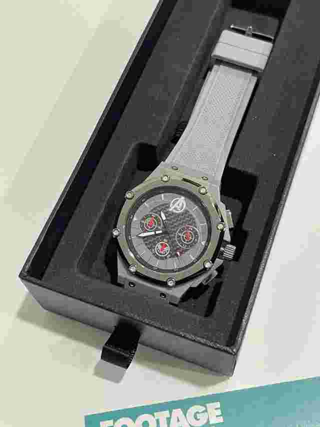 MEISTER AMBASSADOR X MIYOTA JS20 MARVEL AVENGERS WAR MACHINE WATCH GREY RED SDCC
