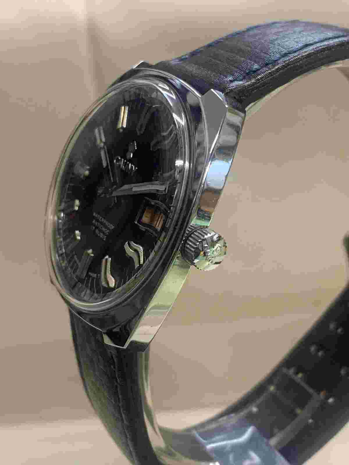 Vintage Cauny Manual Wind Swipe Second. 37mm diameter. AS/ST 950/51 Movement.