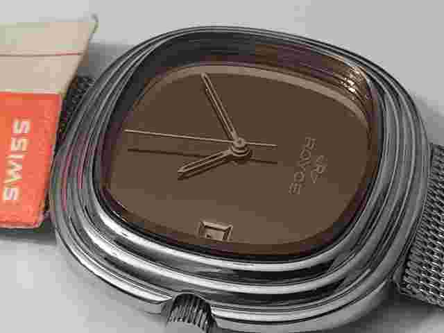 Elegant NOS 1970'S Swiss ROYCE Automatic Date Cal 2063