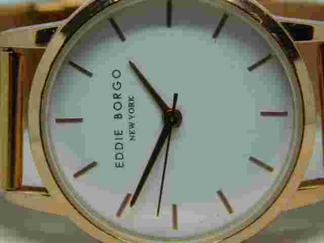 Eddie Borgo New York Rose Gold Tone Quartz Analog Women's Watch New Battery