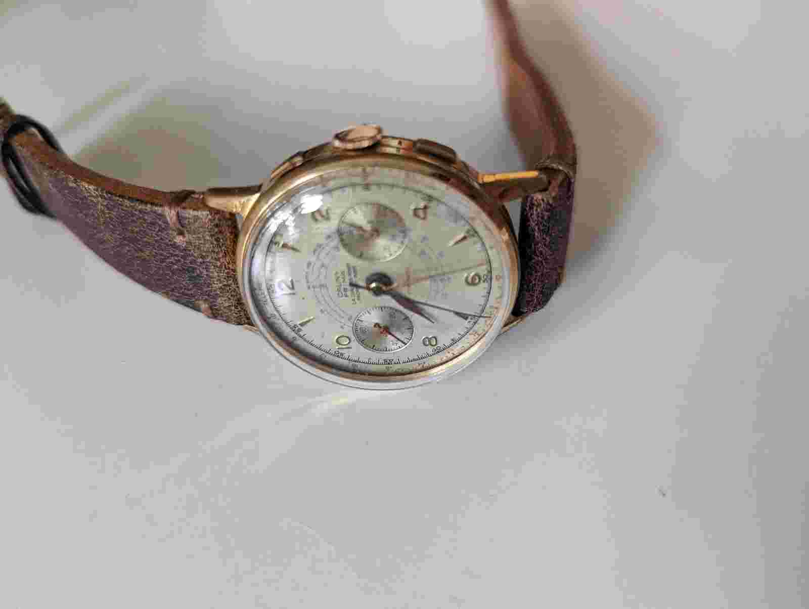 Vintage Cauny Prima Chronograph