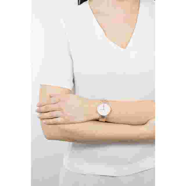 Womens Wristwatch ENRICO COVERI ECTC015 Stainless Steel Gold Rose White