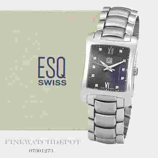 Authentic Men's ESQ Swiss Stainless Steel Verona Watch 07301273