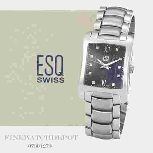 Authentic Men's ESQ Swiss Stainless Steel Verona Watch 07301273