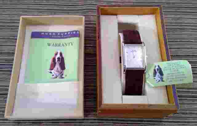Vintage & Very Rare Hush Puppies Quartz Watch - Silver Case - Japan Movement