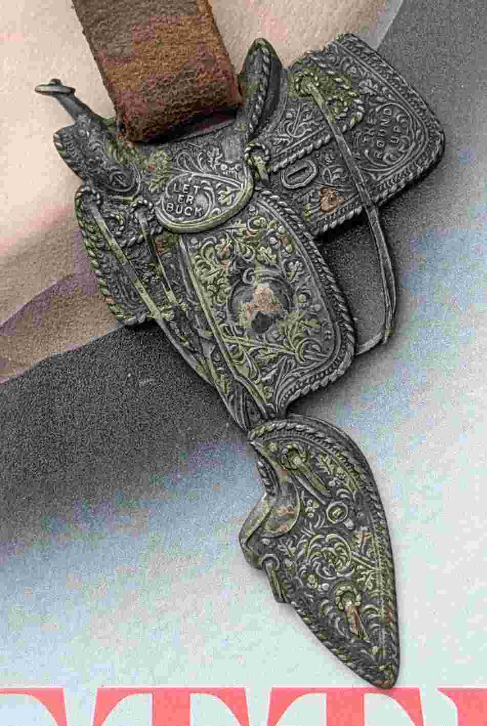 VTG Ingraham Biltmore Pocket Watch Round Up Saddle by Hamley & Co Pendleton Fob