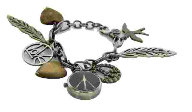 Decree Bracelet Good luck Spring charm Bracelet peace love hearts watch bracelet