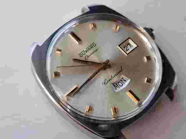 Vintage Automatic Duward Oceanic Continual watch Brevet Technos cased