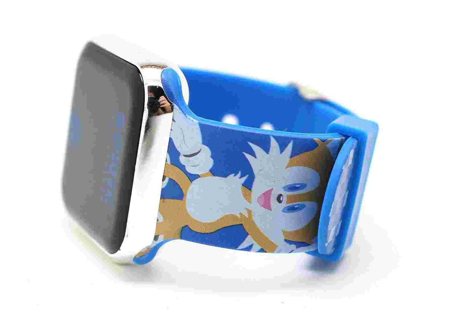 SEGA Sonic The Hedgehog Kids Watch Blue Silicone Band Strap