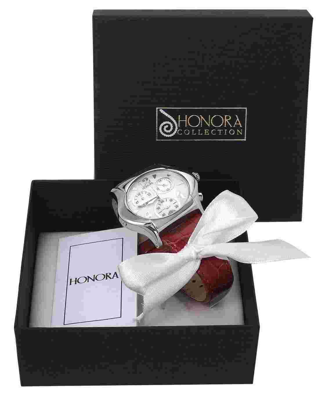 HONORA CHRONOGRAPH DATE WATCH WITH GENUINE MOTHER OF PEARL. BRAND NEW