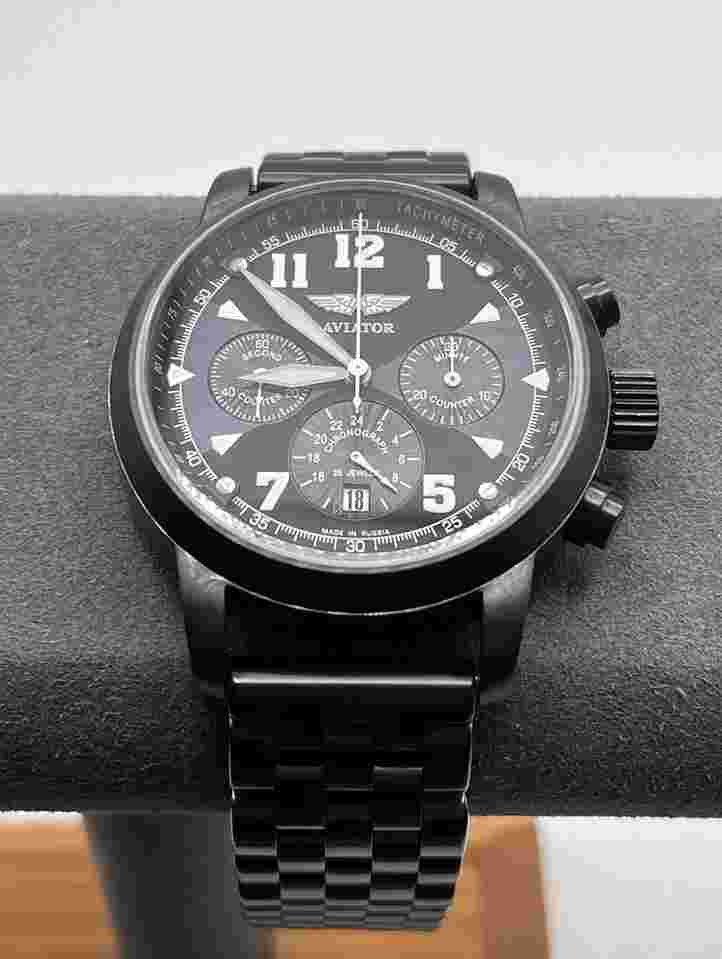 Poljot Aviator Chonograph Men’s Russian Mechanical Watch