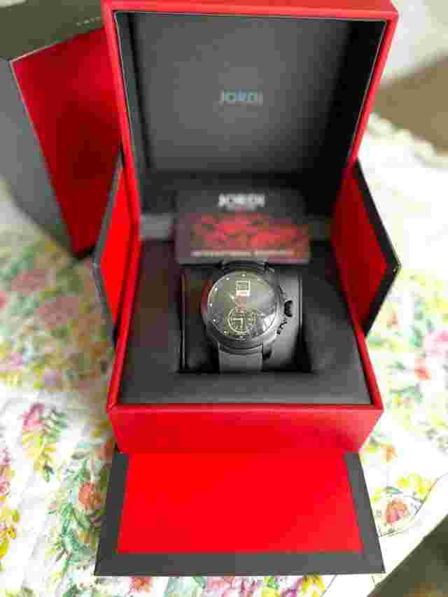 🔥Michel Jordi Mega Icon Magic Black Big Date GMT Quartz Men's Watch🔥