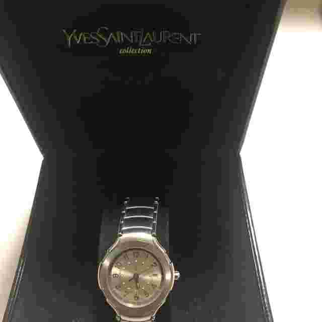 Yves Saint Laurent Women's Quartz Watch Pre-owned Battery Dead Replacement