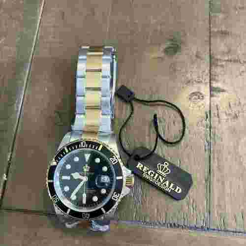 Men's Reginald 2115 Two Tone Superlative Chronometer WR 300m Date Watch