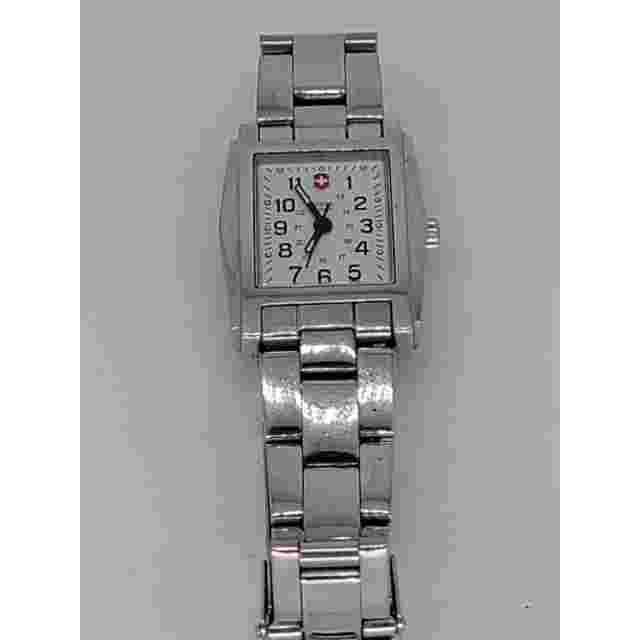 Swiss Army Watch - Classic Design with Silver Band