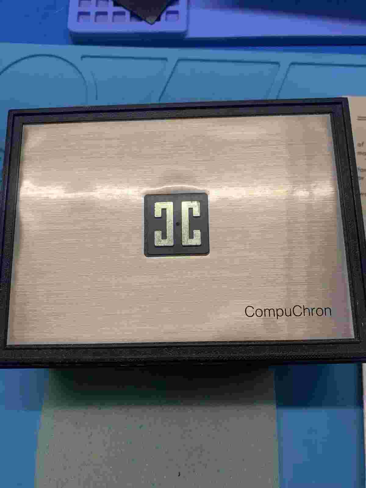 Vintage Led Compu Chron Led Watch In The Box With Papers And A Bonus Led Watch.