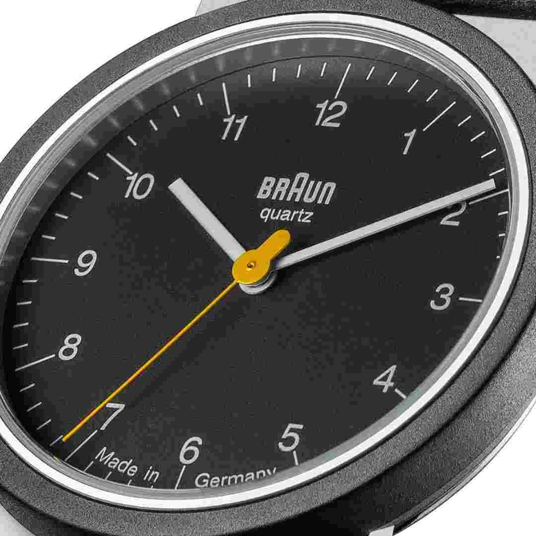 Braun Classic 1989 Tribute Design Black Leather Strap AW10 Watch - 7 off
