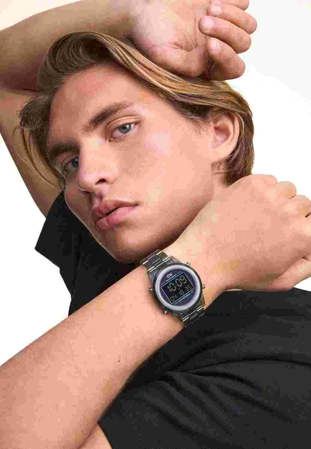 Daniel Wellington Watch Retro Digital Dark Green 42MM DW00100762 Men's