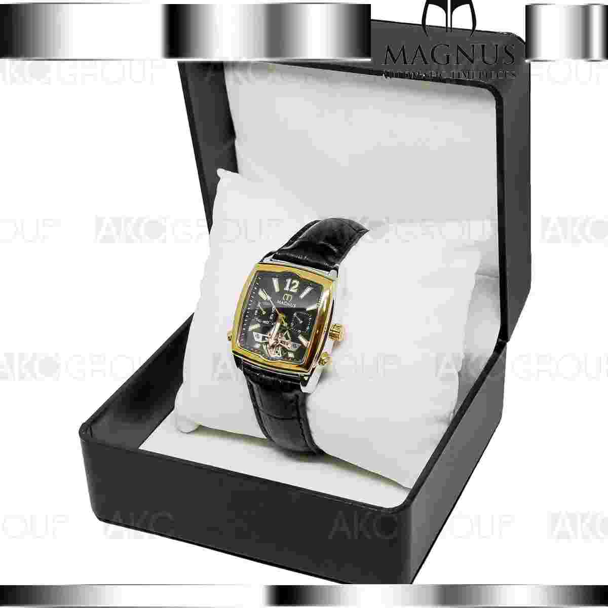 Magnus Halifax M111MTB02 Chrome Stainless Steel Automatic Mens Watch