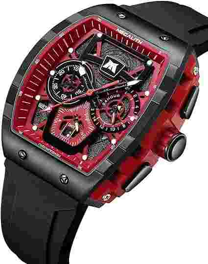 Megalith Mens Watch -  Chronograph -  Waterproof - Analogue Quartz - Fashion