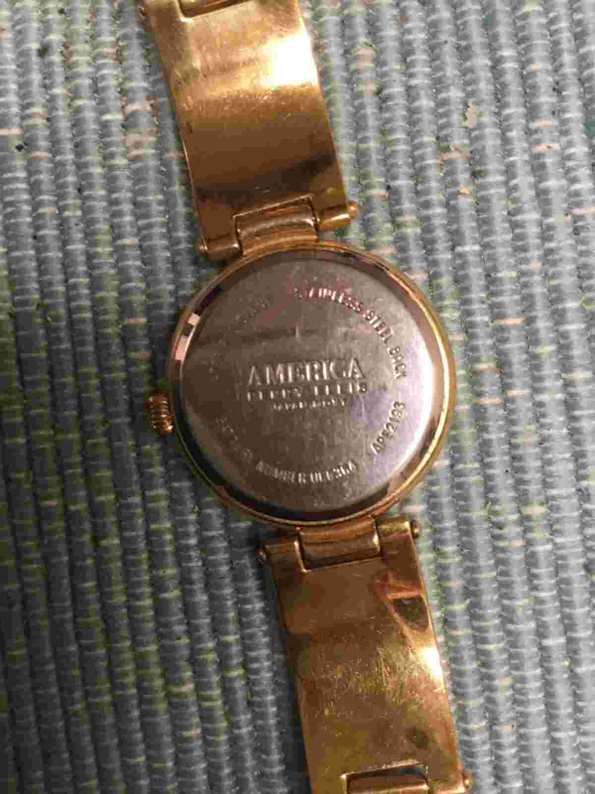 Womens America by Perry Ellis Quartz Watch With Date Window