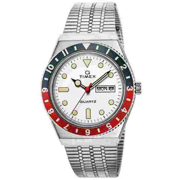 Timex Q TW2U61200 Men's Silver Watch