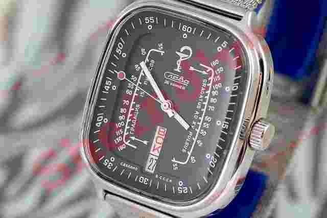 Medical wrist watch Slawa Slava NOS!! Pulsometer Ex Rare OLD stock Russian USSR