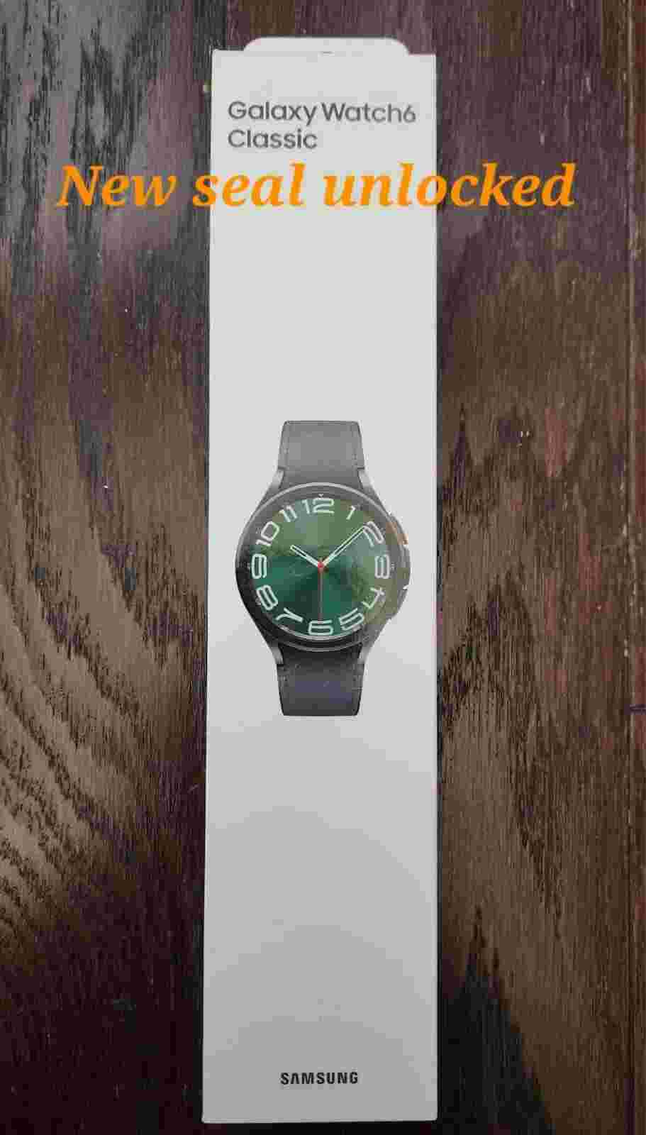 Samsung Galaxy Watch6 Classic 47mm BT Smart Watch - Black (SM-R960NZKAXAA)